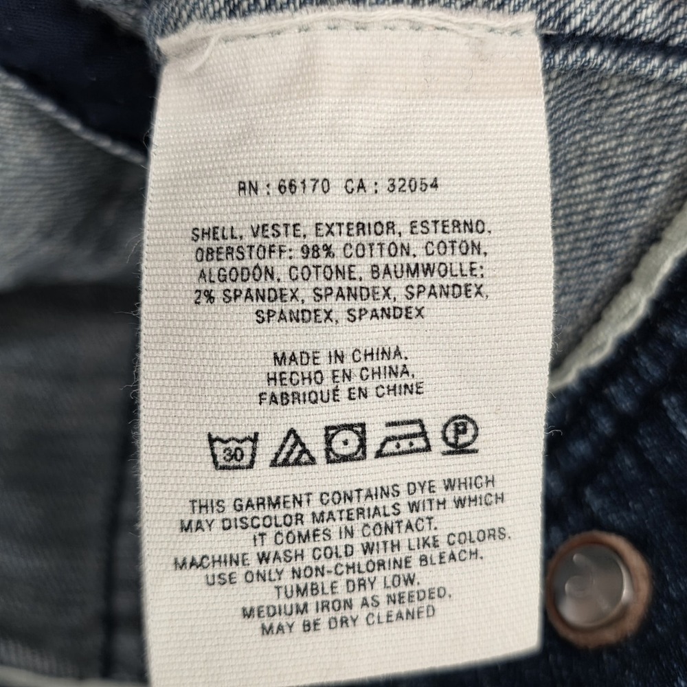 Pilcro And The Letterpress Anthropologie Jacket Women Large Denim Blue Jean Coat - Picture 8 of 8